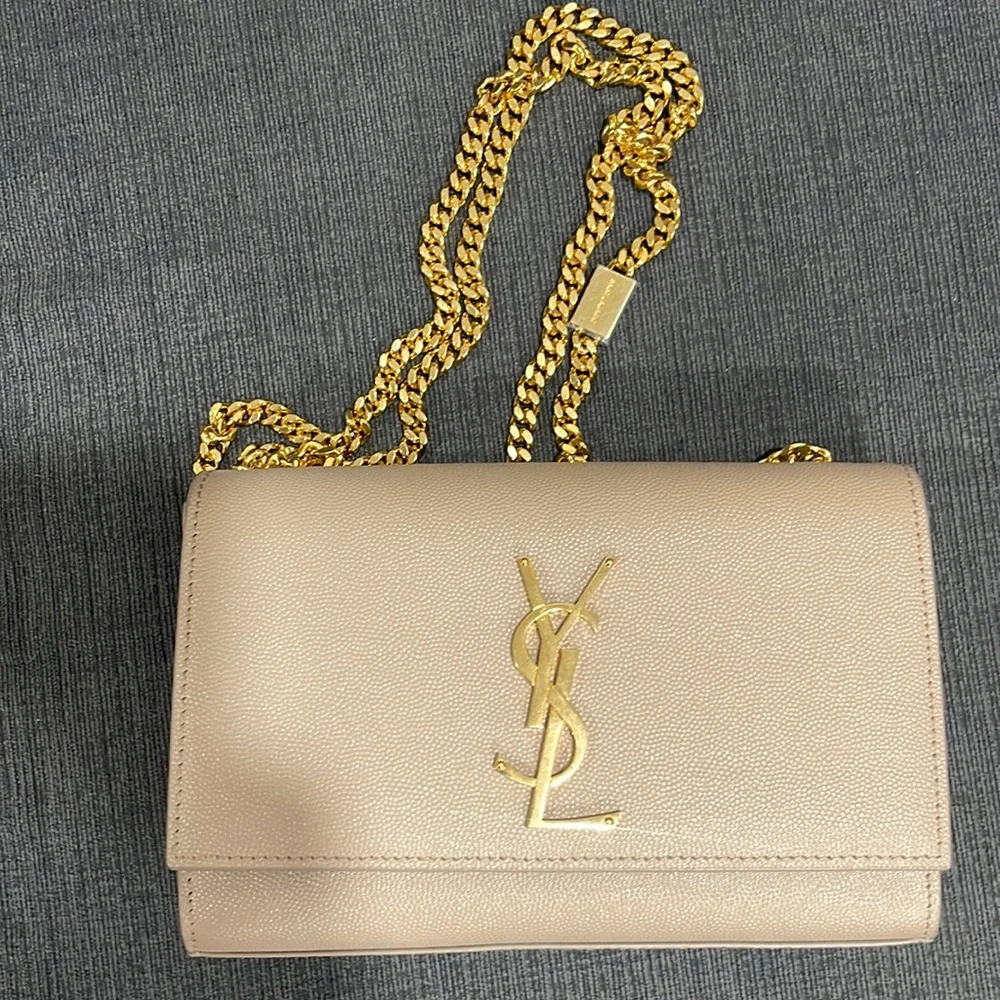 Ysl Kate Bag Small (Dark Beige) with dust bag. No box, used once. - Picture 1 of 3